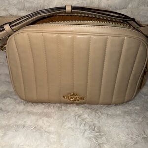 Coach Jes Quilted Crossbody Bag with Gold Accents